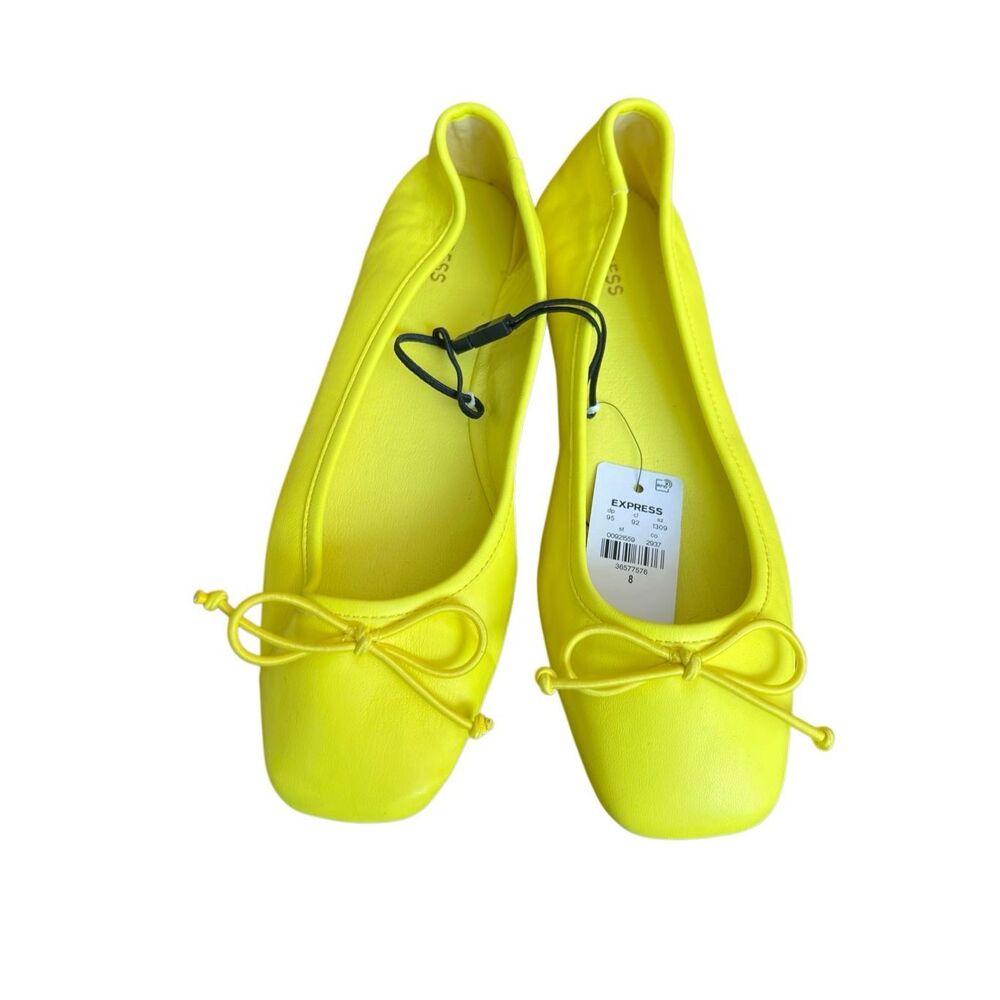 Express Yellow Ballet Flats